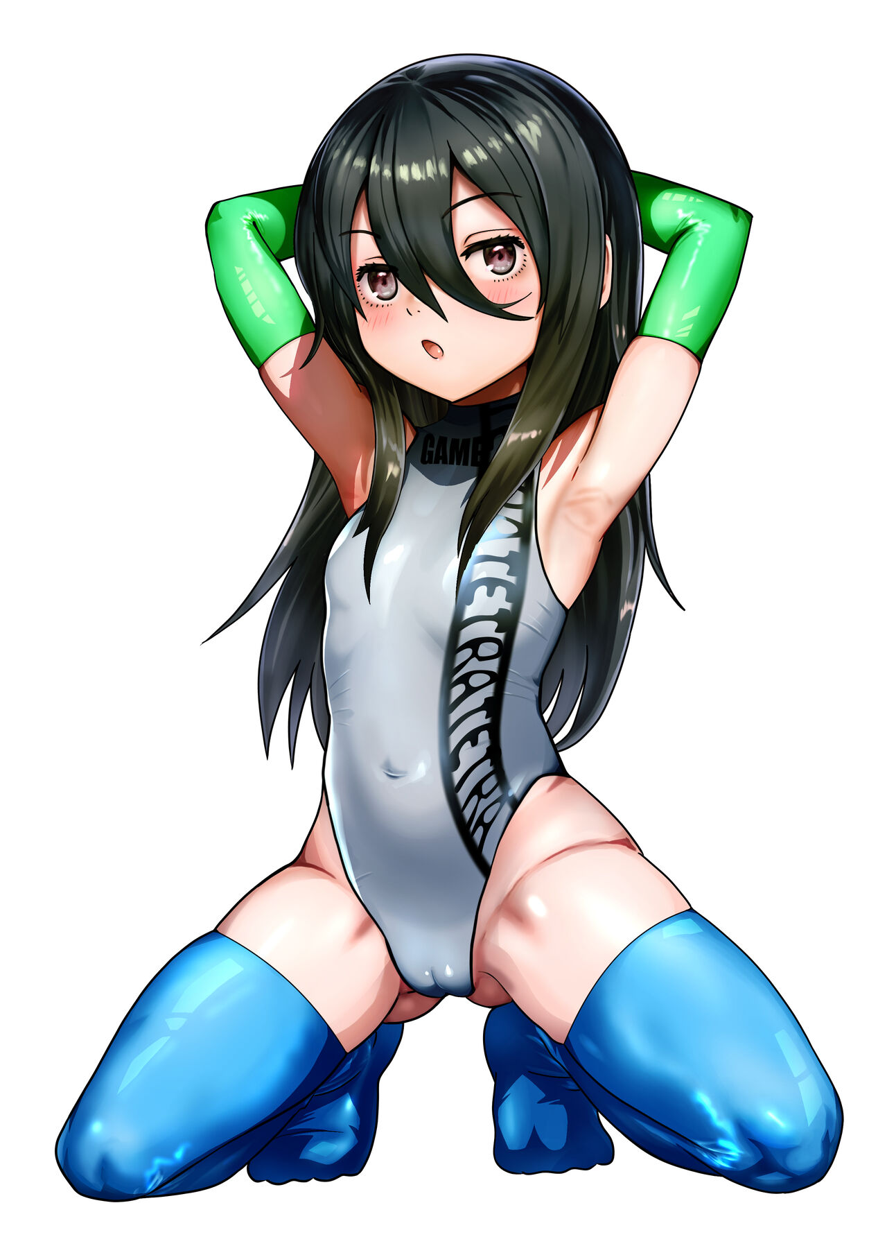 Natsu ga Chikazuita node Exia no Mizugi Cos o Kigan suru Illust page 3 full