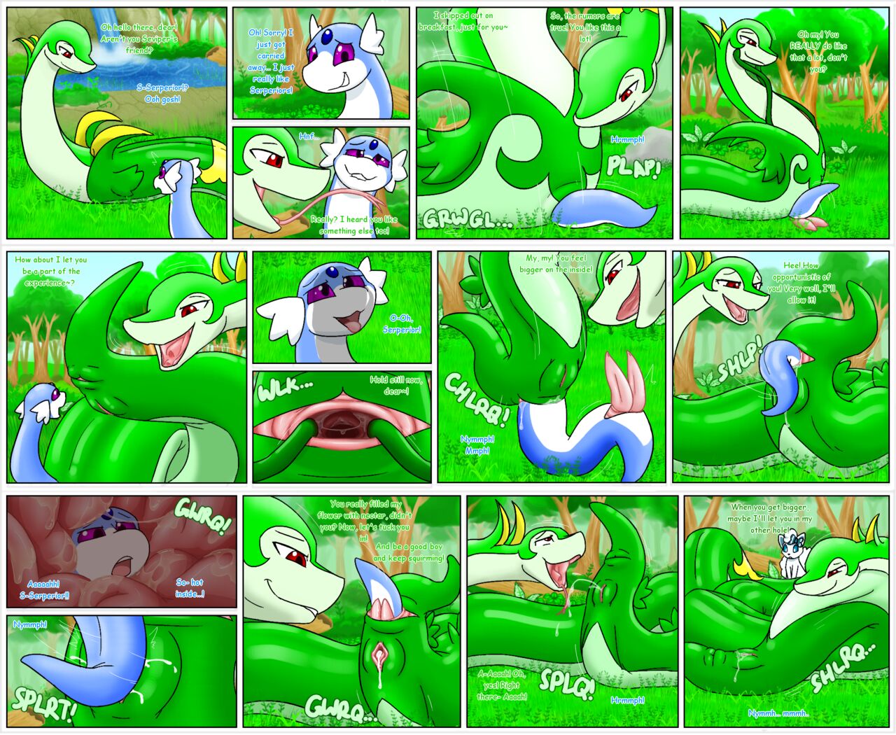 Slick the Dratini Vore Comics + Extra page 4 full