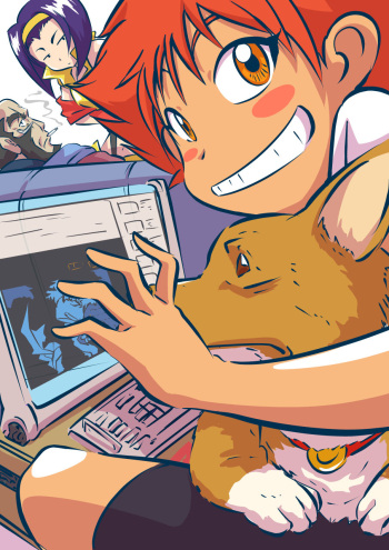 Cowboy Bebop fanart &amp; Official art cover