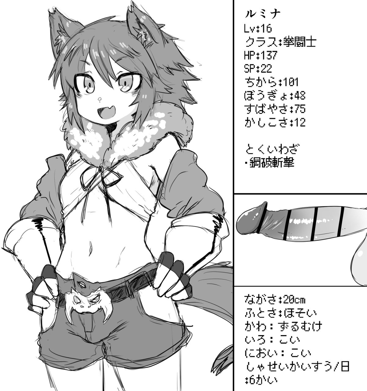 Futanari Boukensha Party no Chinchin Status page 6 full