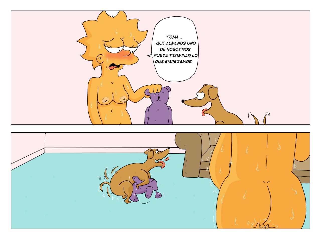 LisaMania 2024  El Video Secreto de Marge 3, El Trio de Bart, Lisa y El Perro page 4 full