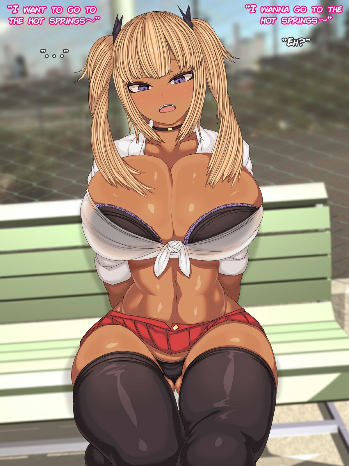 Kuro Gal Senpai to Onsen Namahame Ryokou | Hot Spring Hump Holiday with a Tanned Gal page 3 full