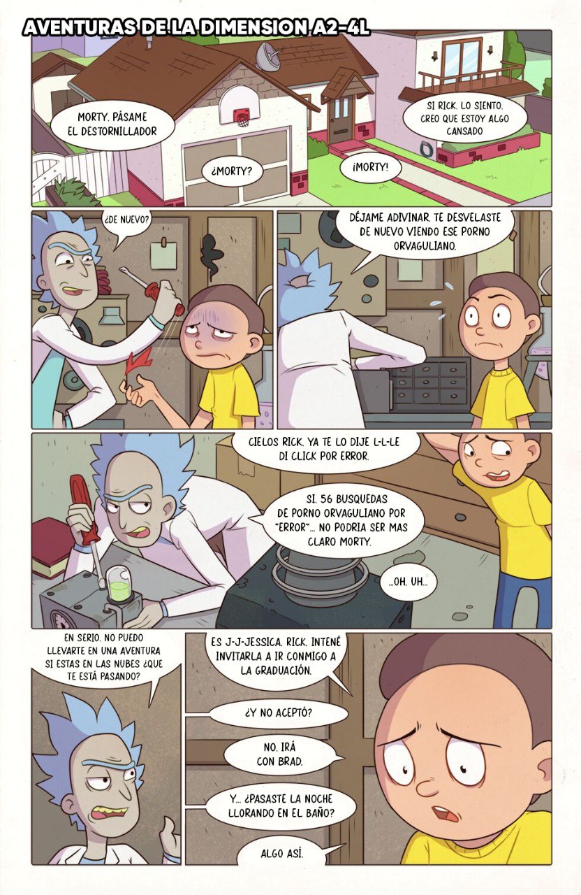 Artista - PieceofSoap / Aventuras de la dimensión A24L - COMIC ESPAÑOL page 2 full
