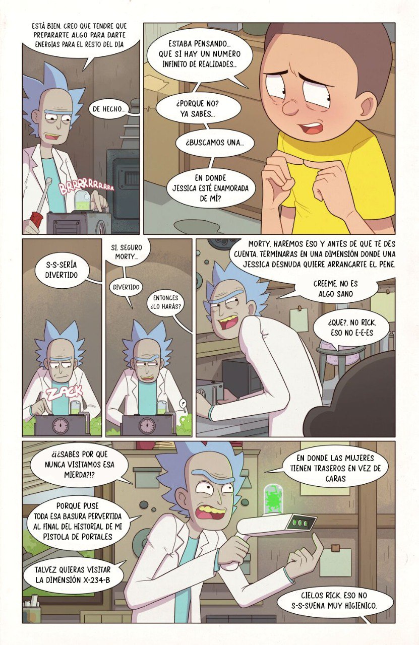 Artista - PieceofSoap / Aventuras de la dimensión A24L - COMIC ESPAÑOL page 3 full