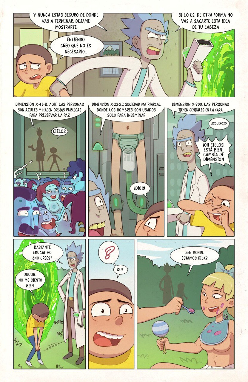 Artista - PieceofSoap / Aventuras de la dimensión A24L - COMIC ESPAÑOL page 4 full