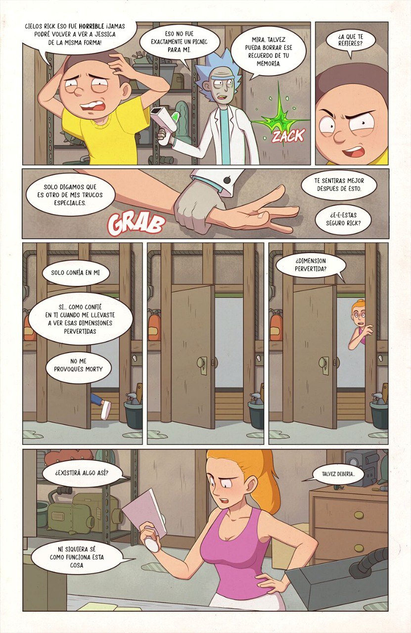 Artista - PieceofSoap / Aventuras de la dimensión A24L - COMIC ESPAÑOL page 8 full