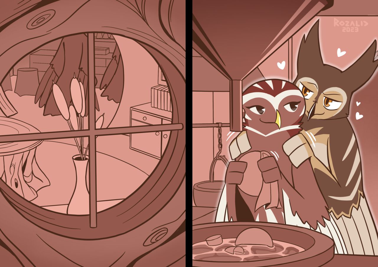 Kinky Owls - Bondage page 4 full