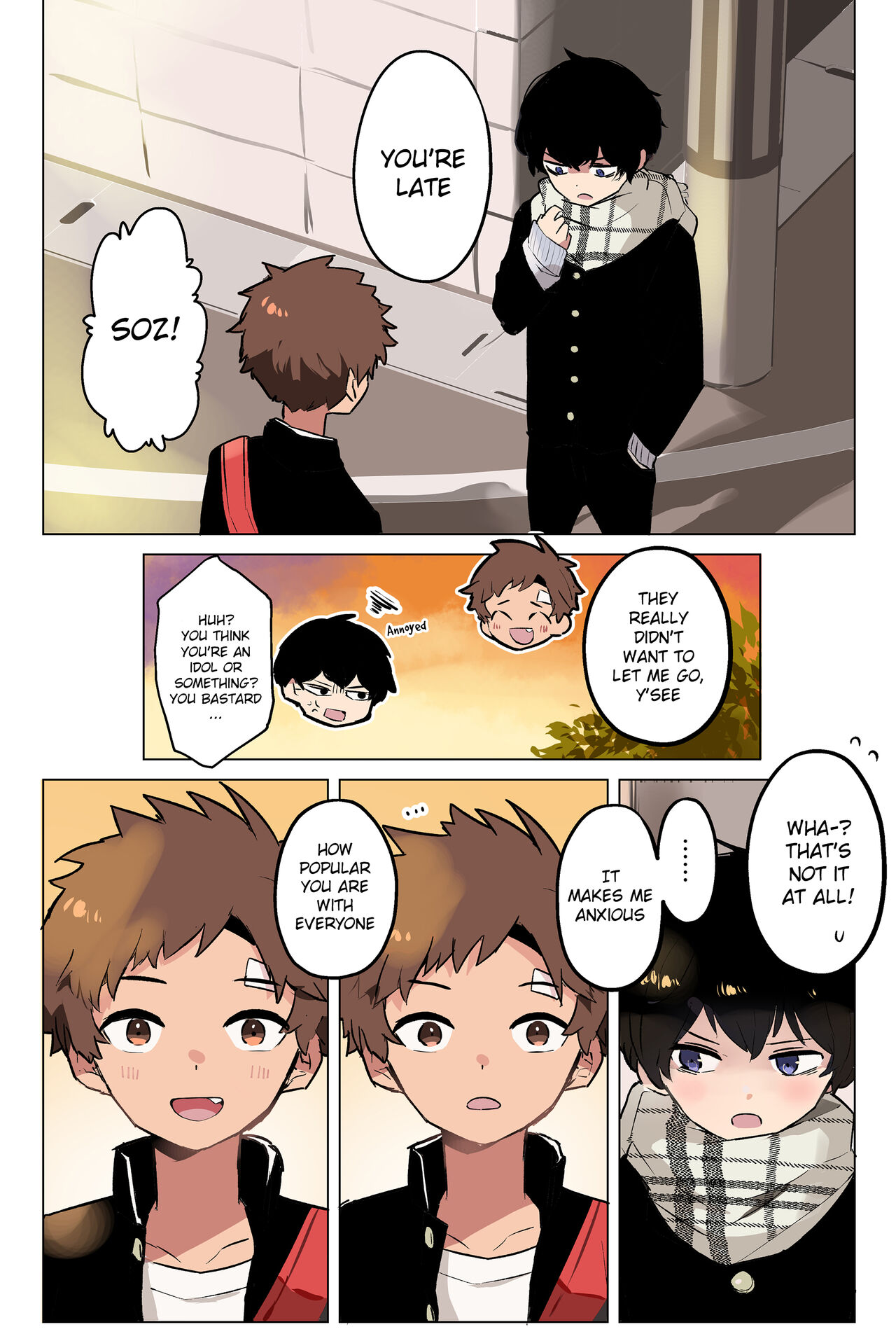 Inkya-kun to youkya-kun | Introvert-kun and Extrovert-kun page 8 full
