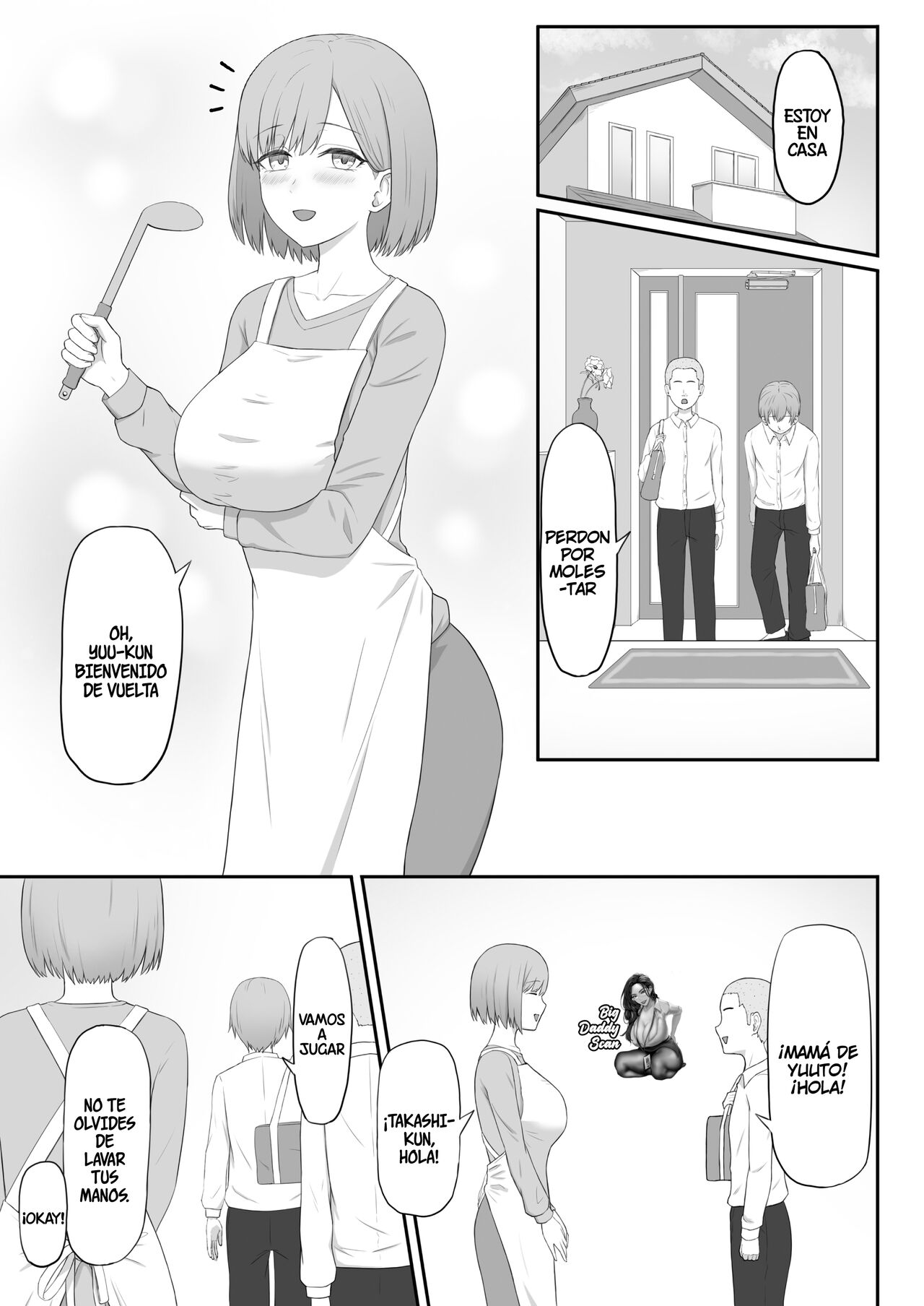 Okaa-san wa Tomodachi no SeFri | La Mamá De Mi Amigo Es Mi Amiga Sexual page 2 full