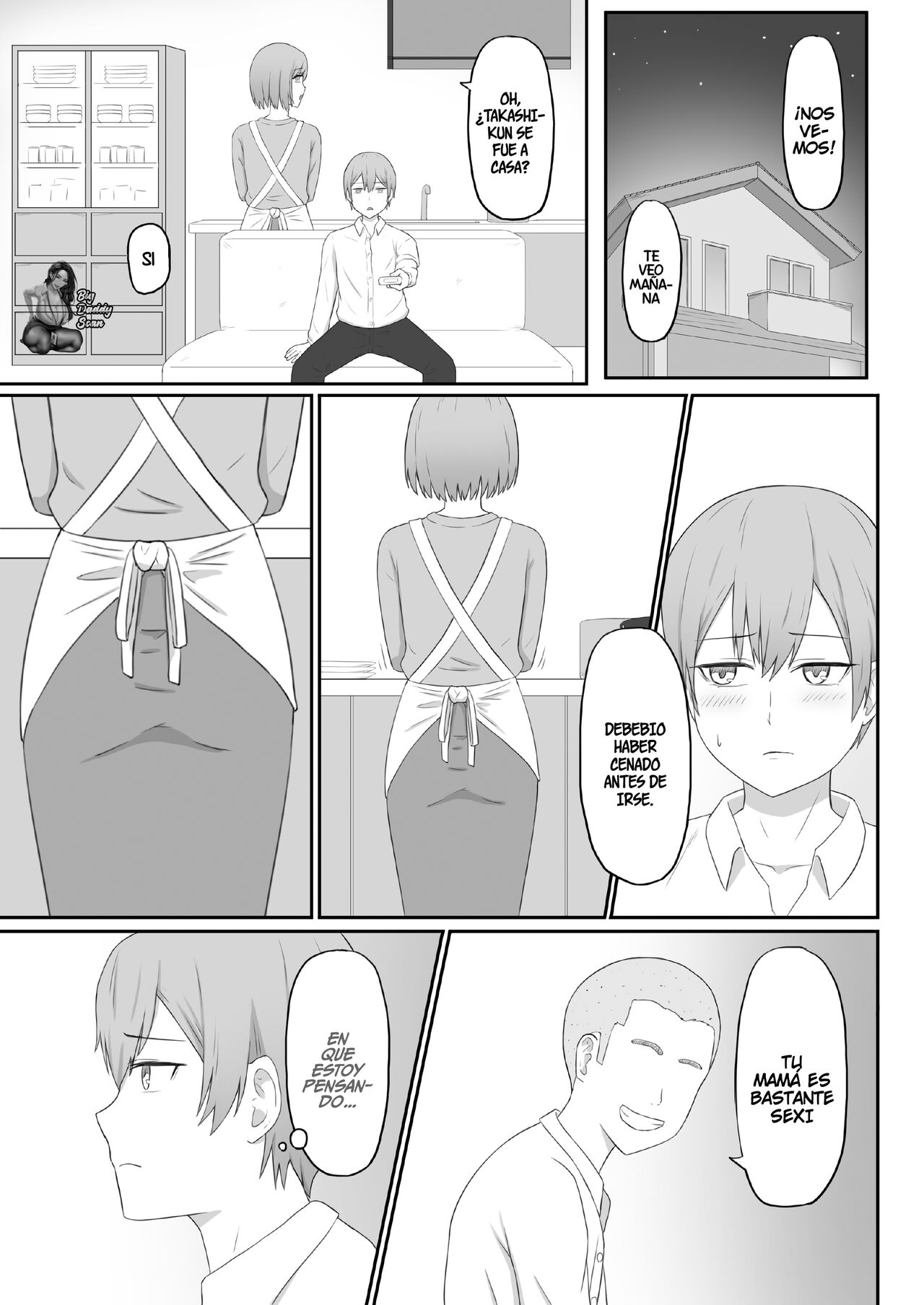 Okaa-san wa Tomodachi no SeFri | La Mamá De Mi Amigo Es Mi Amiga Sexual page 4 full