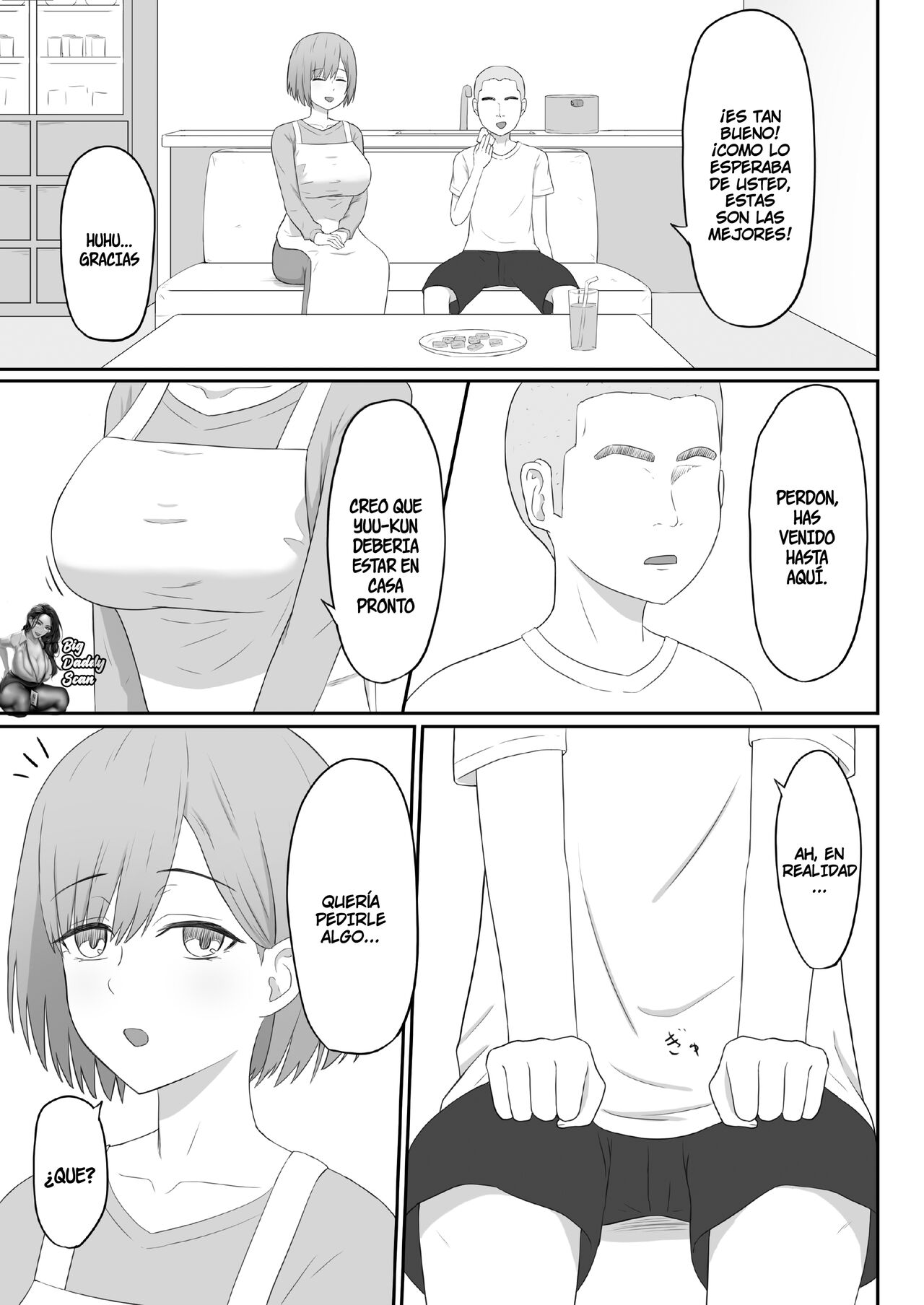 Okaa-san wa Tomodachi no SeFri | La Mamá De Mi Amigo Es Mi Amiga Sexual page 8 full