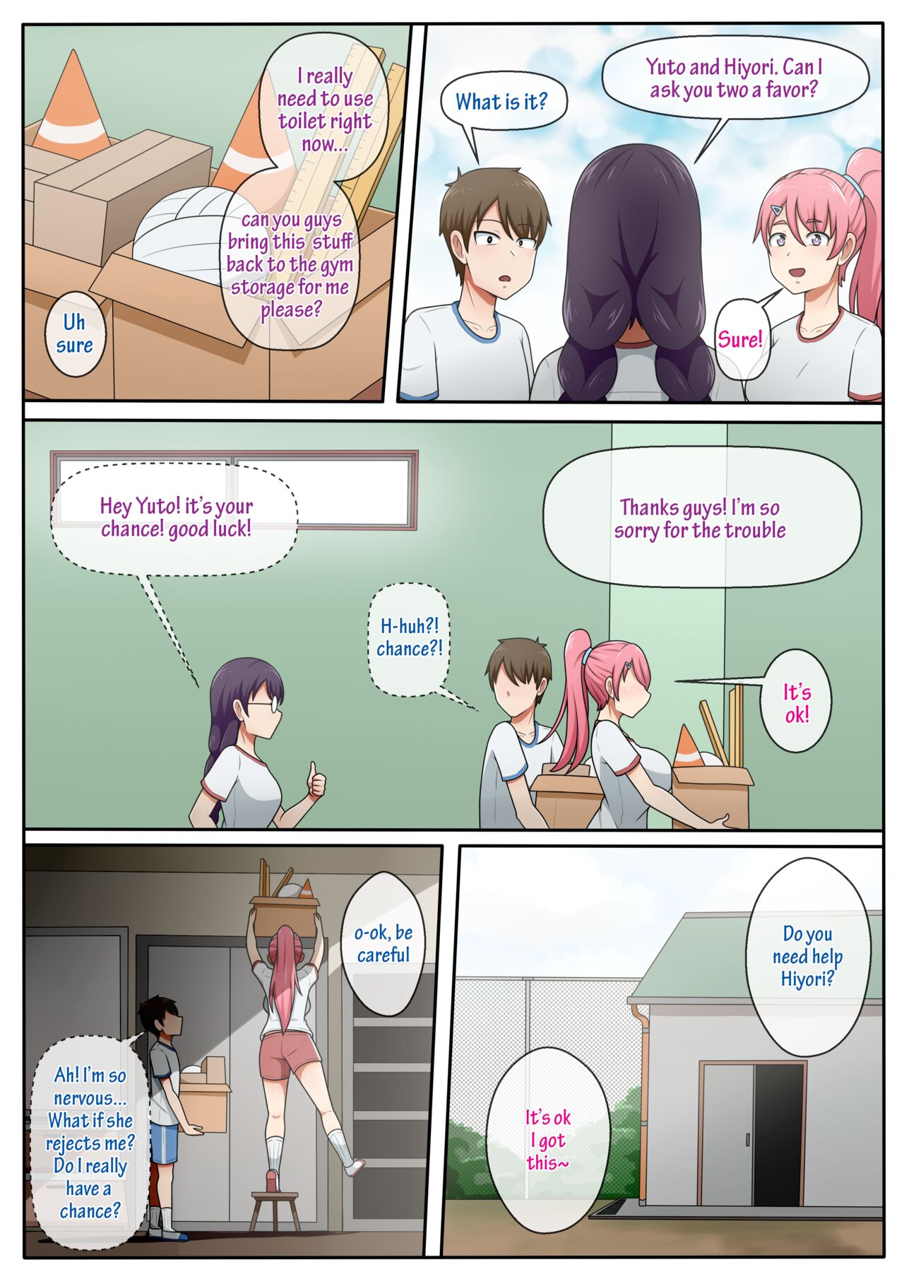 Hiyori is very helpful! page 6 full