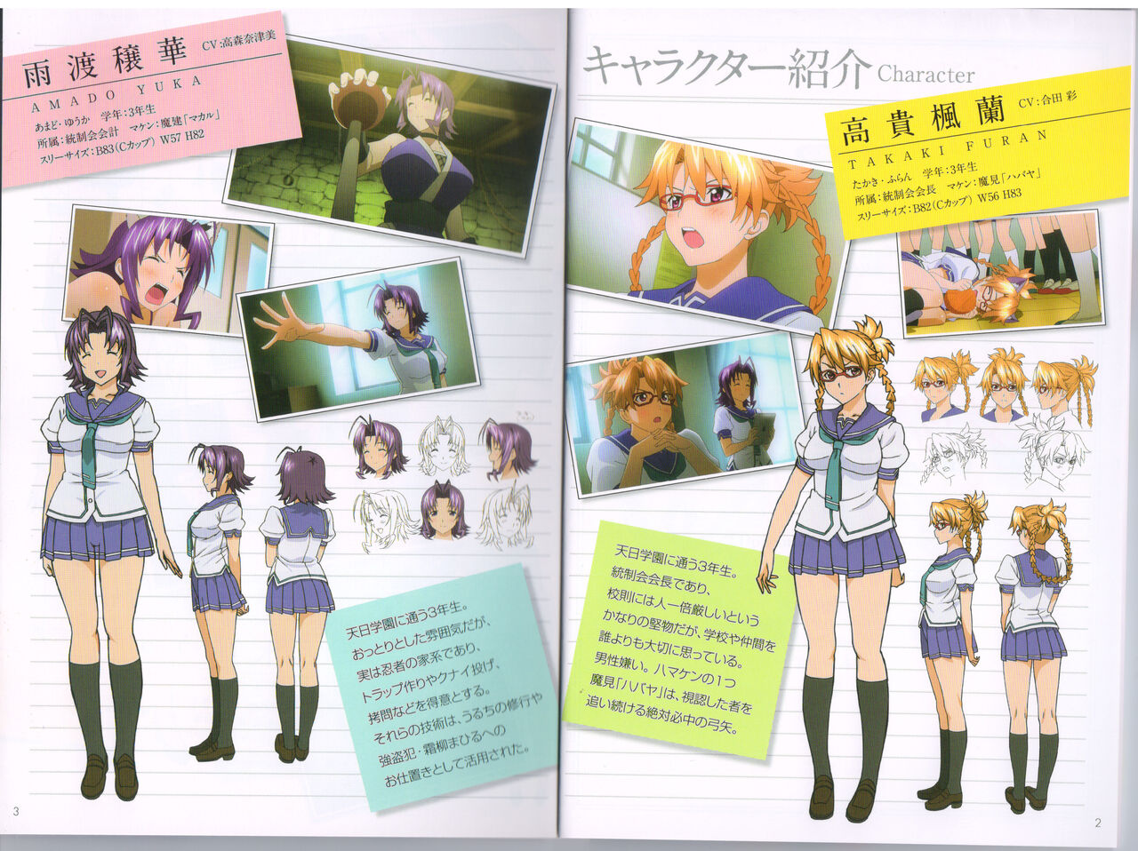 Maken-Ki! Two - BD Scan - 03 - JP Special Book - Box page 2 full
