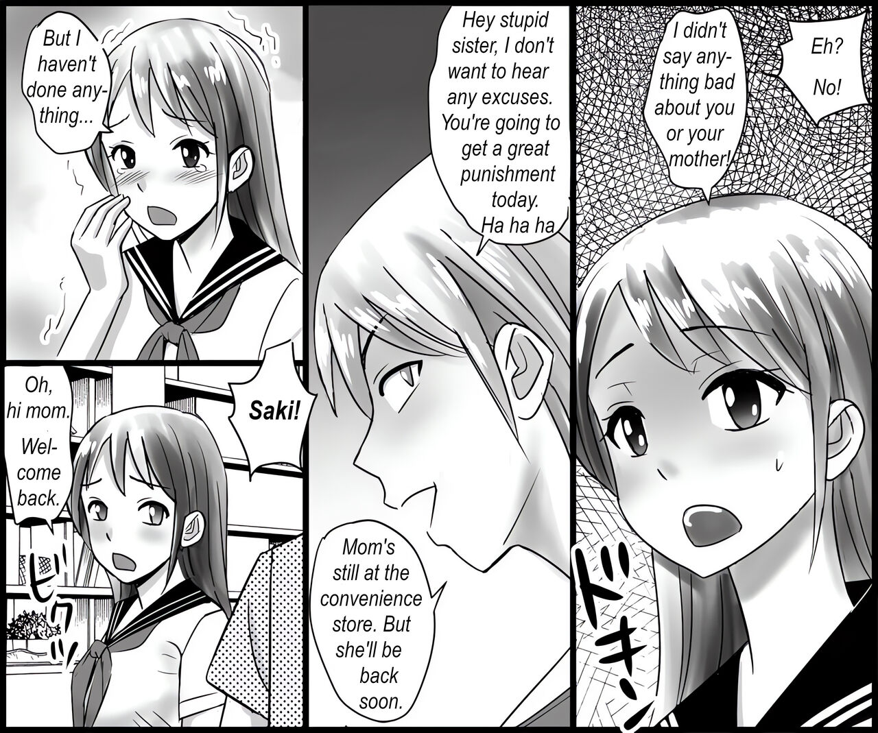 Mamahaha to Imouto ni Yoru Zankoku Shuuchi Ijime | Humiliated and punished by my stepmother and stepsister page 3 full