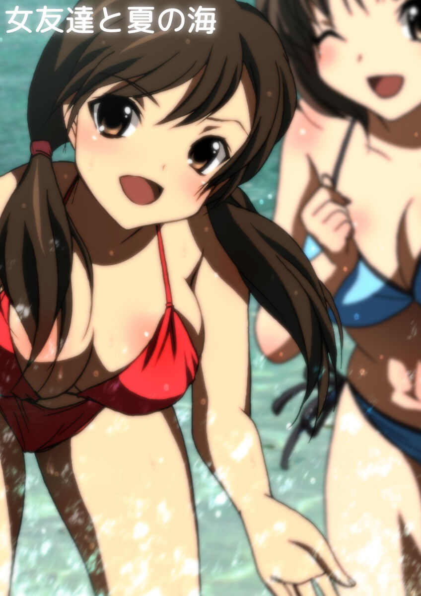 女友達と夏の海 漫画演出版 page 3 full