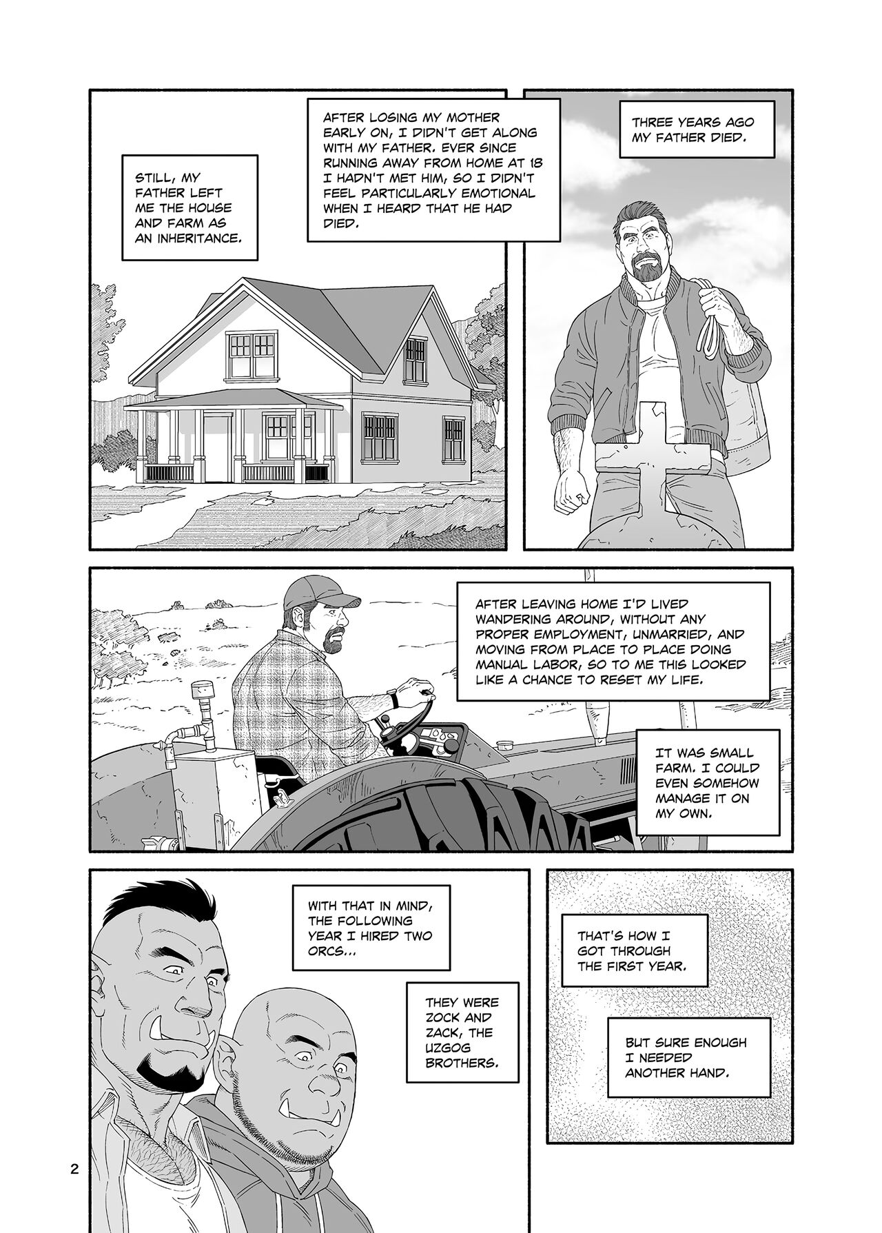 Tagame Gengoroh B.S.B. Big Sir's Bitches : A Farmer - In the Case of Ted Sterling page 3 full