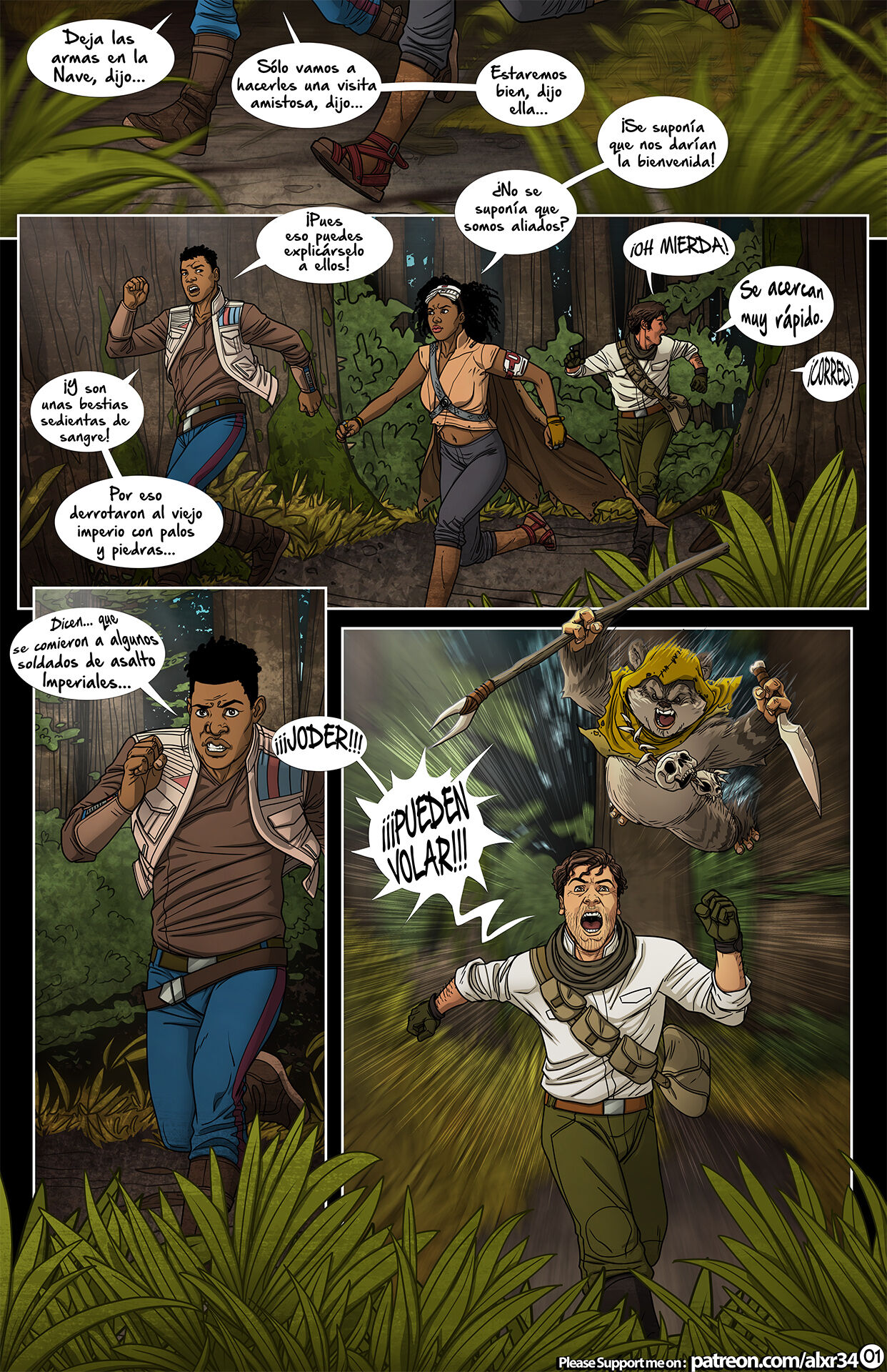 ”Guía completa de sexo con ̶W̶o̶̶̶o̶̶̶k̶̶̶i̶̶̶e̶̶̶e̶̶̶´̶̶̶s̶̶̶ ¡EWOKS! V" “Amor en la Jungla” HD   Versión final + Versión sin texto page 3 full