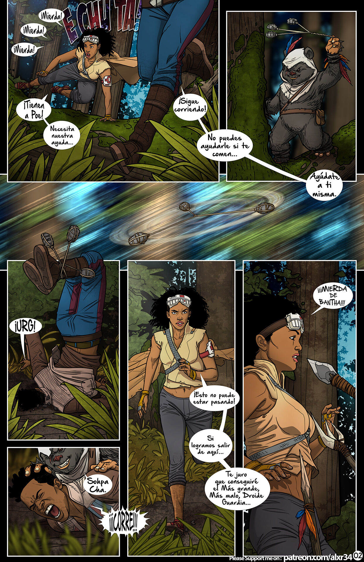 ”Guía completa de sexo con ̶W̶o̶̶̶o̶̶̶k̶̶̶i̶̶̶e̶̶̶e̶̶̶´̶̶̶s̶̶̶ ¡EWOKS! V" “Amor en la Jungla” HD   Versión final + Versión sin texto page 4 full