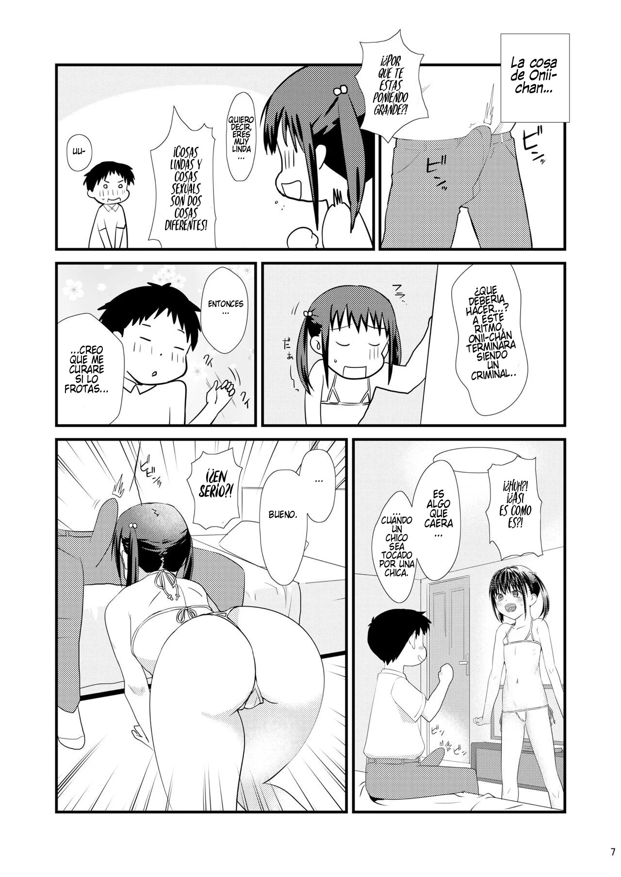 Imouto ni Muri o Shouchi de Onegai Shitemita Kekka wwwwww | Lo que Pasó Cuando le Pedí a mi Hermana Pequeña un Favor que Sabía que Ella Rechazaría page 7 full