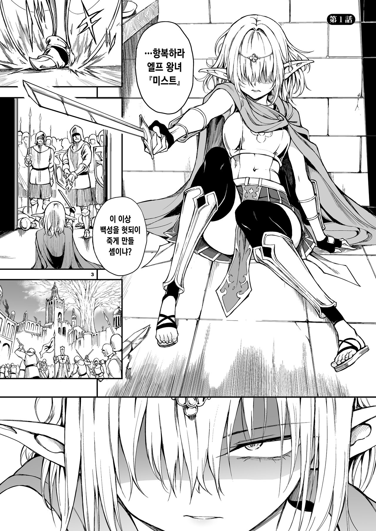 ELF Education - Boukoku no Mist | 엘프 교육 - 망국의 미스트 page 3 full