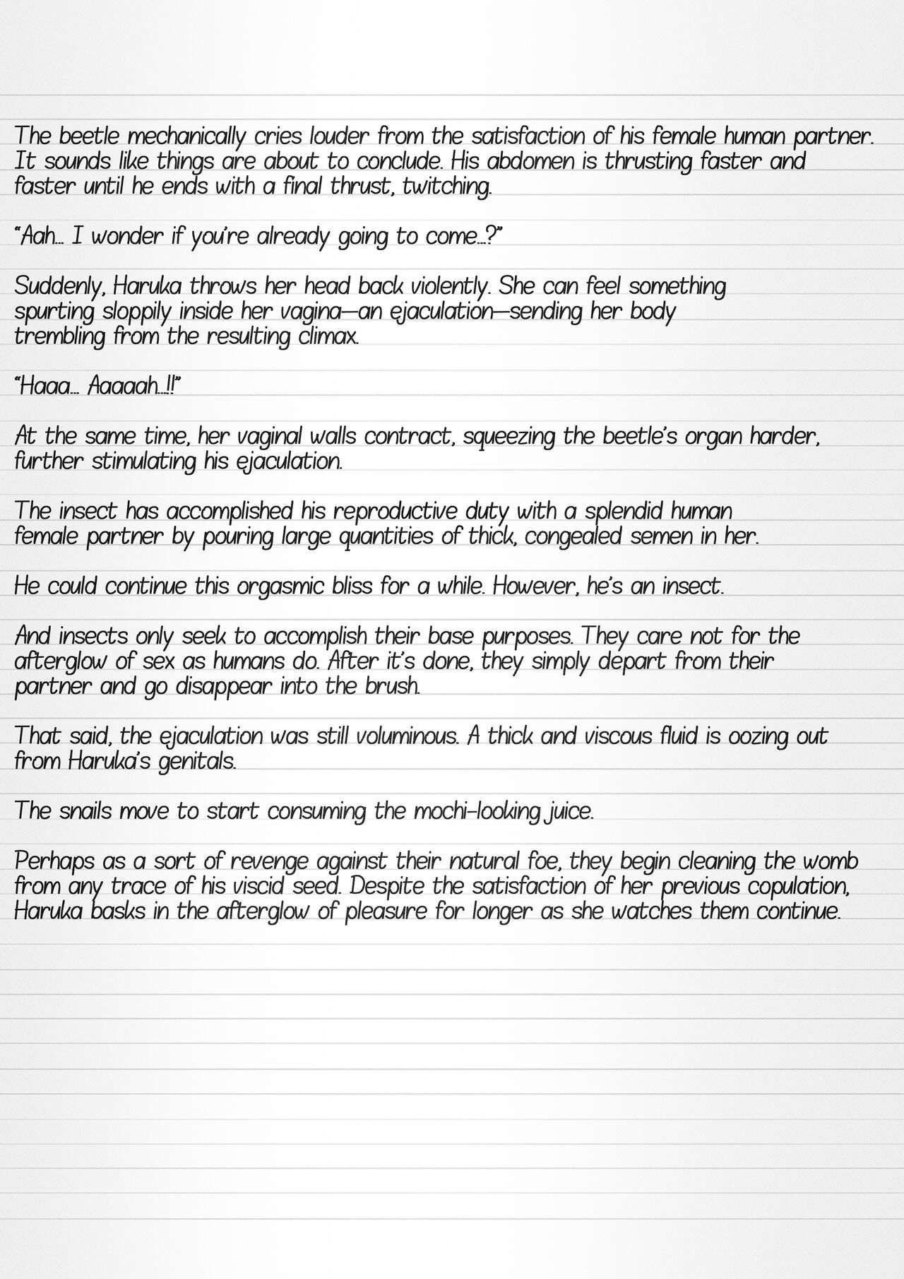 Misuke's Short Stories 5 - Haruka &amp; Vermin 2 page 7 full