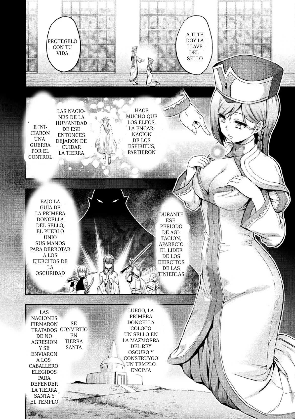 ERONA 2 Orc no Inmon ni Modaeshi Miko no Nare no Hate Niwa "Zecchou Kitou" page 3 full