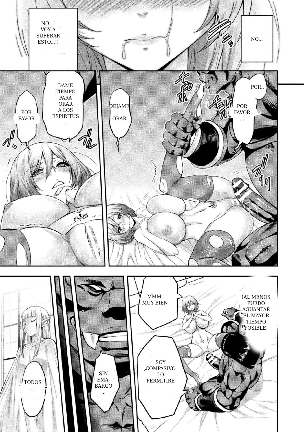 ERONA 2 Orc no Inmon ni Modaeshi Miko no Nare no Hate Niwa "Zecchou Kitou" page 8 full