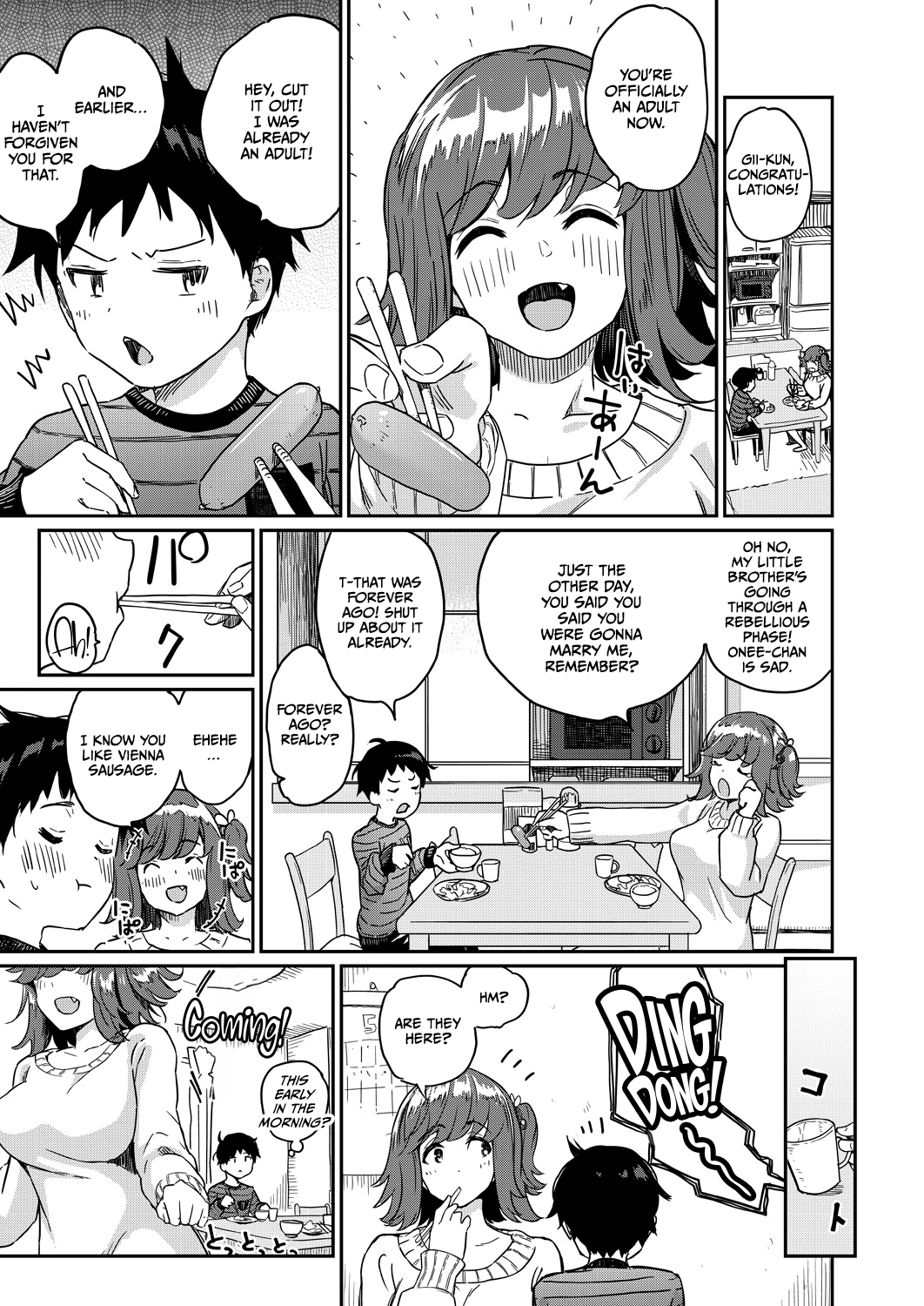 Nanka Nee-chan-tachi ga Fudeoroshi Matsuri Toka Ii Dashita page 3 full