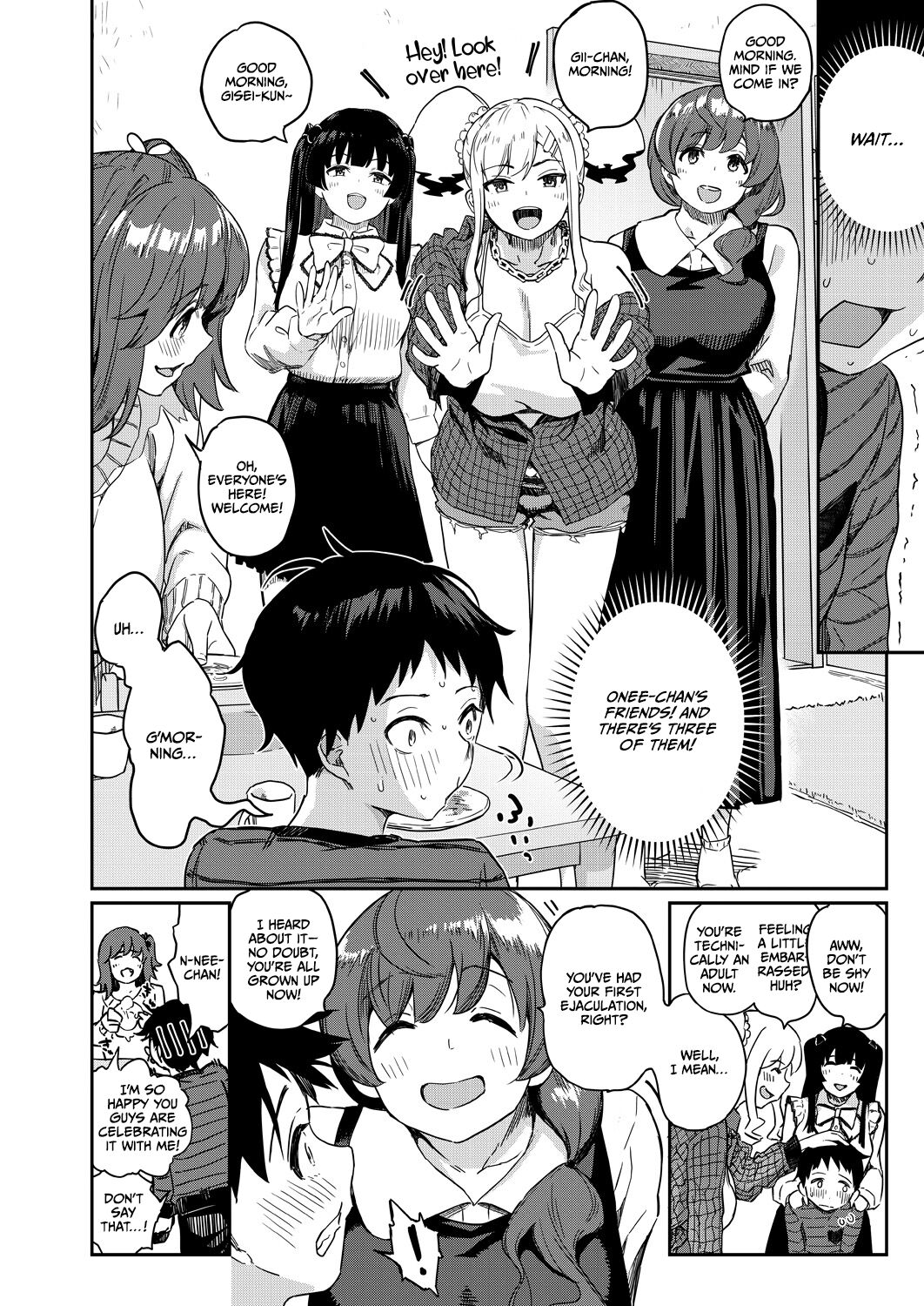 Nanka Nee-chan-tachi ga Fudeoroshi Matsuri Toka Ii Dashita page 4 full