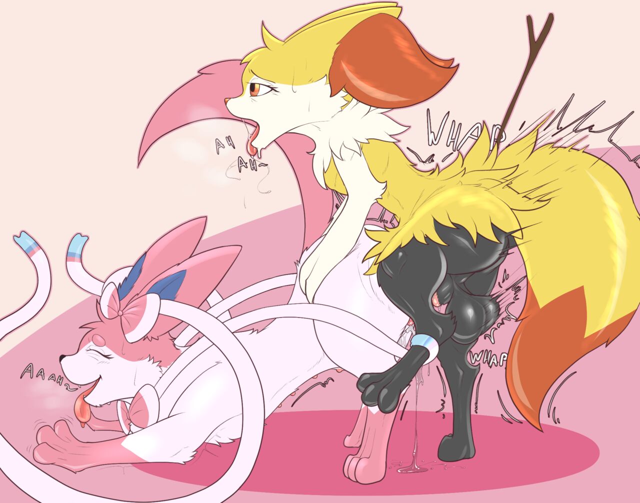 Mischievous Sylveon and Horny Braixen by Unusualmatias page 7 full