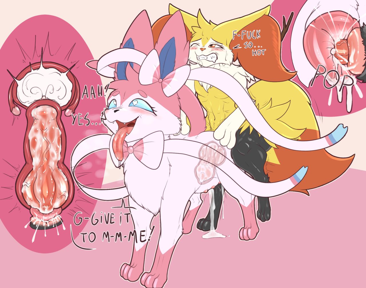 Mischievous Sylveon and Horny Braixen by Unusualmatias page 9 full