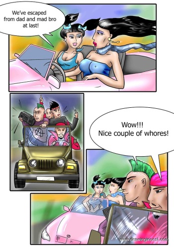 Mom's, daughter's punishment for bad guys cover