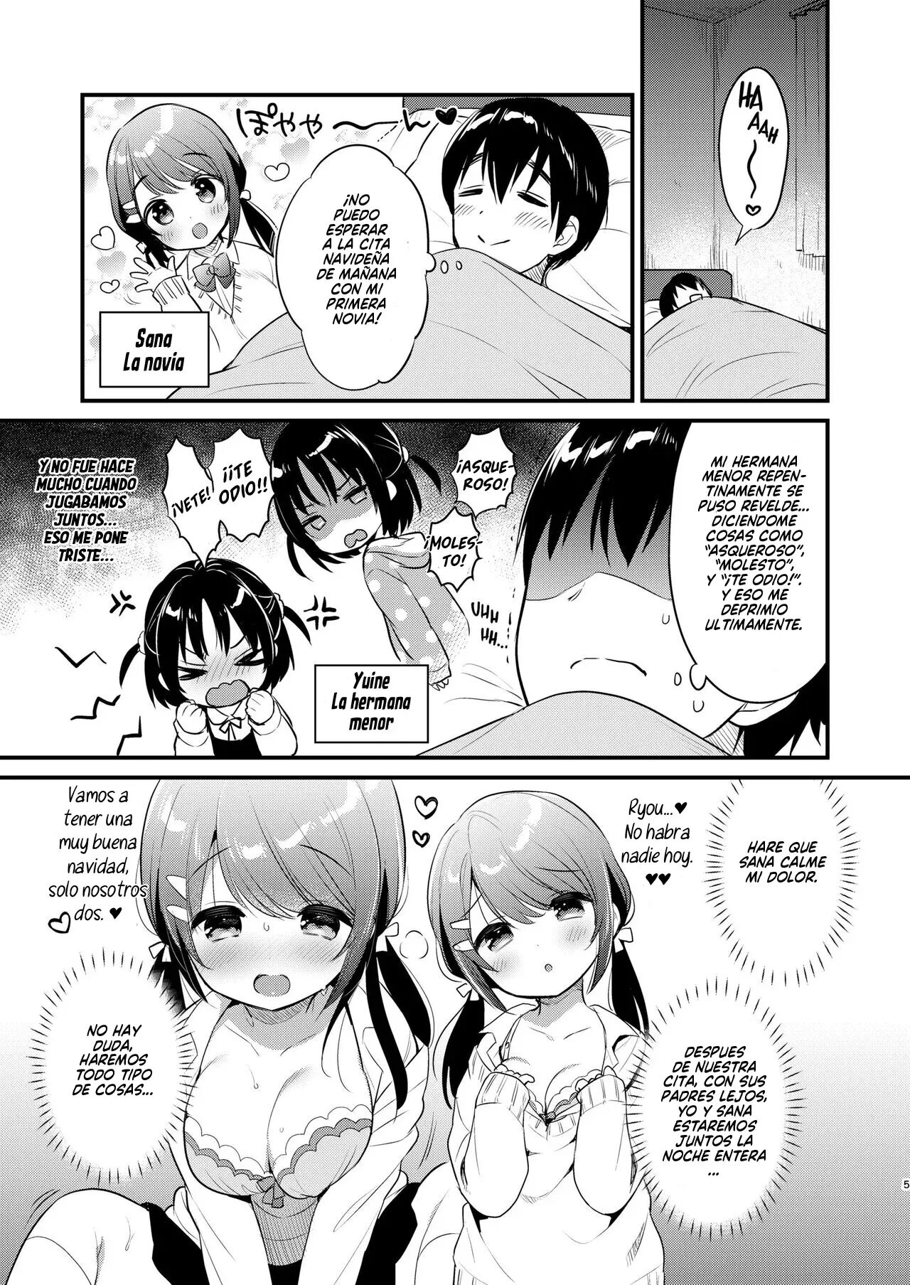 Guigui Imouto ni Honrou Sareru Yowayowa Ani | Una Molesta Hermana Menor que Intimida a su Sumiso Hermano Mayor page 4 full