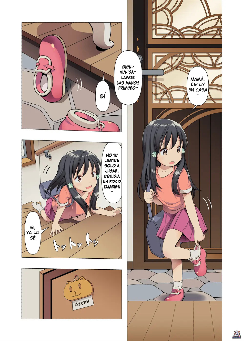 Azumi to Oji-san no Himitsu Kichi | Azumi y el Sucio Señor en la Base Secreta page 5 full