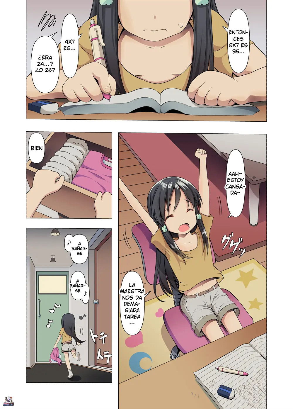Azumi to Oji-san no Himitsu Kichi | Azumi y el Sucio Señor en la Base Secreta page 6 full
