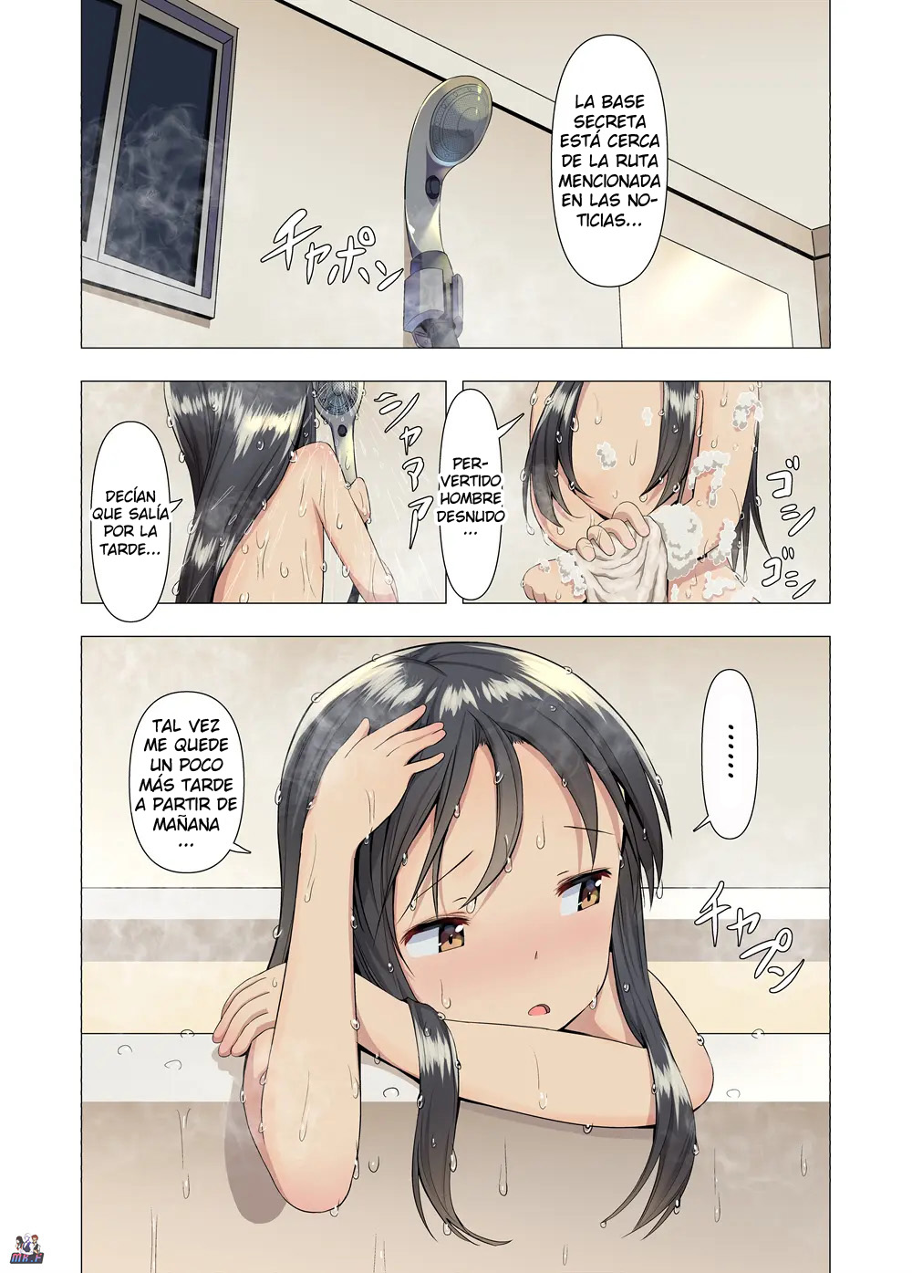 Azumi to Oji-san no Himitsu Kichi | Azumi y el Sucio Señor en la Base Secreta page 8 full