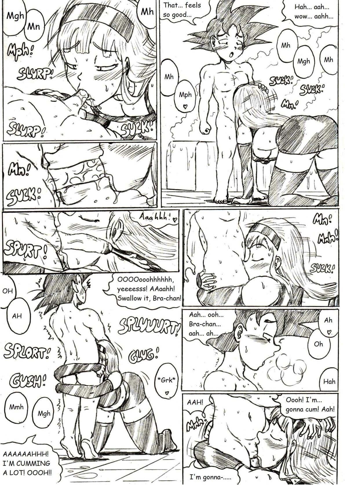 My Father's Hot Rival - Kid Goku x Bra page 5 full