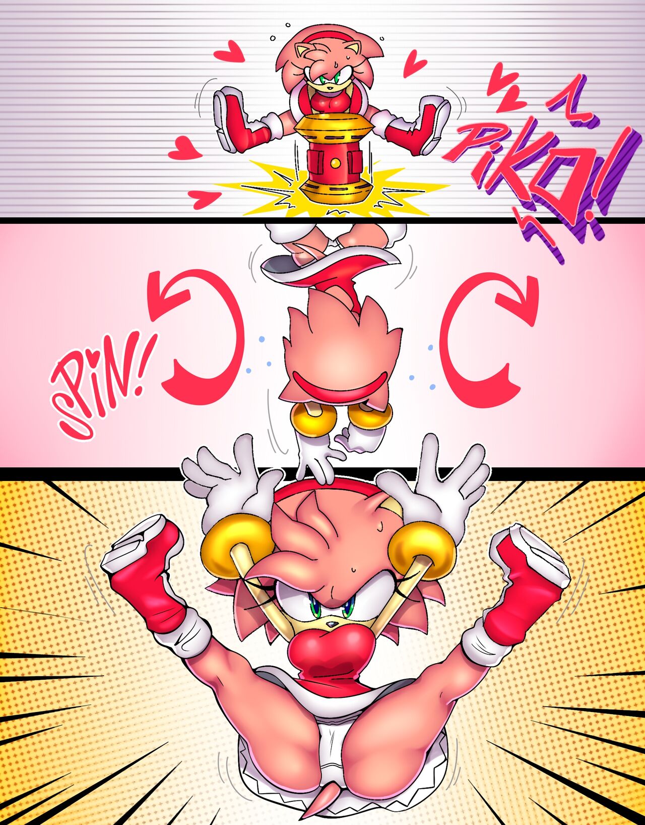 Amy Rose vs Man page 3 full