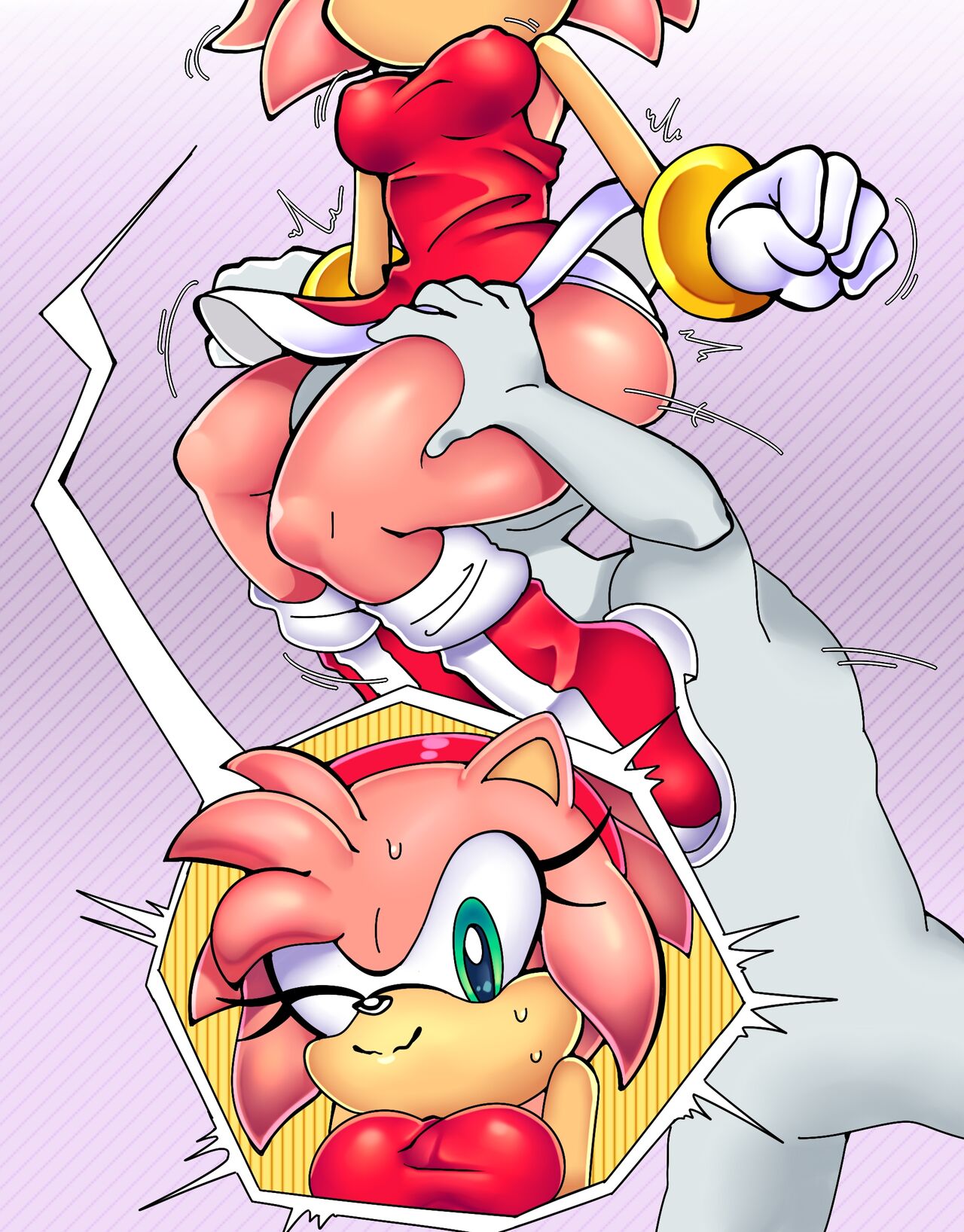 Amy Rose vs Man page 5 full