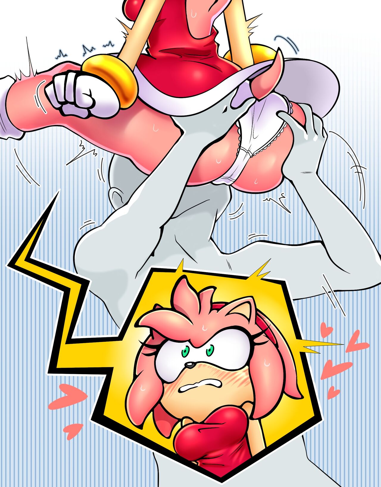 Amy Rose vs Man page 6 full