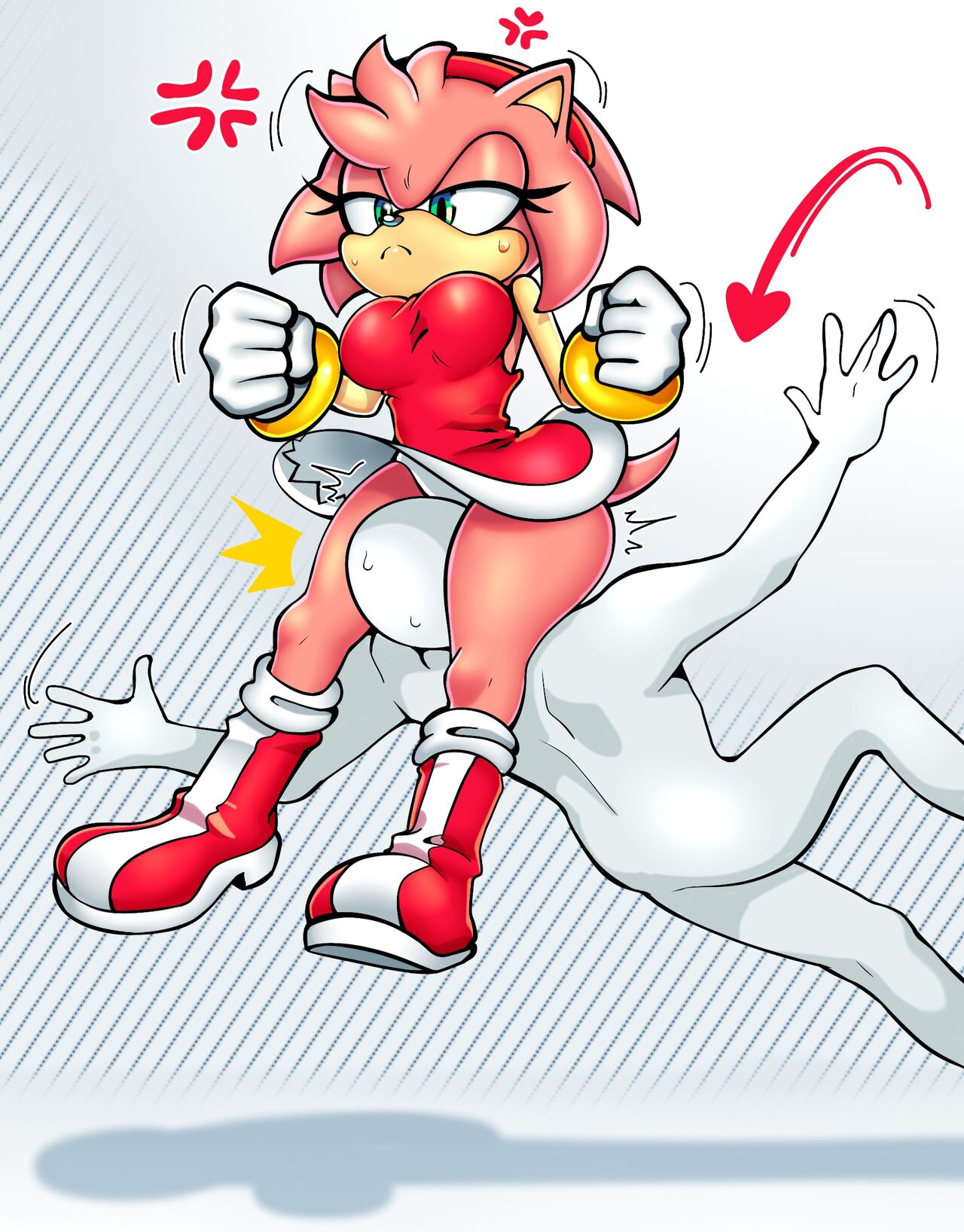 Amy Rose vs Man page 7 full