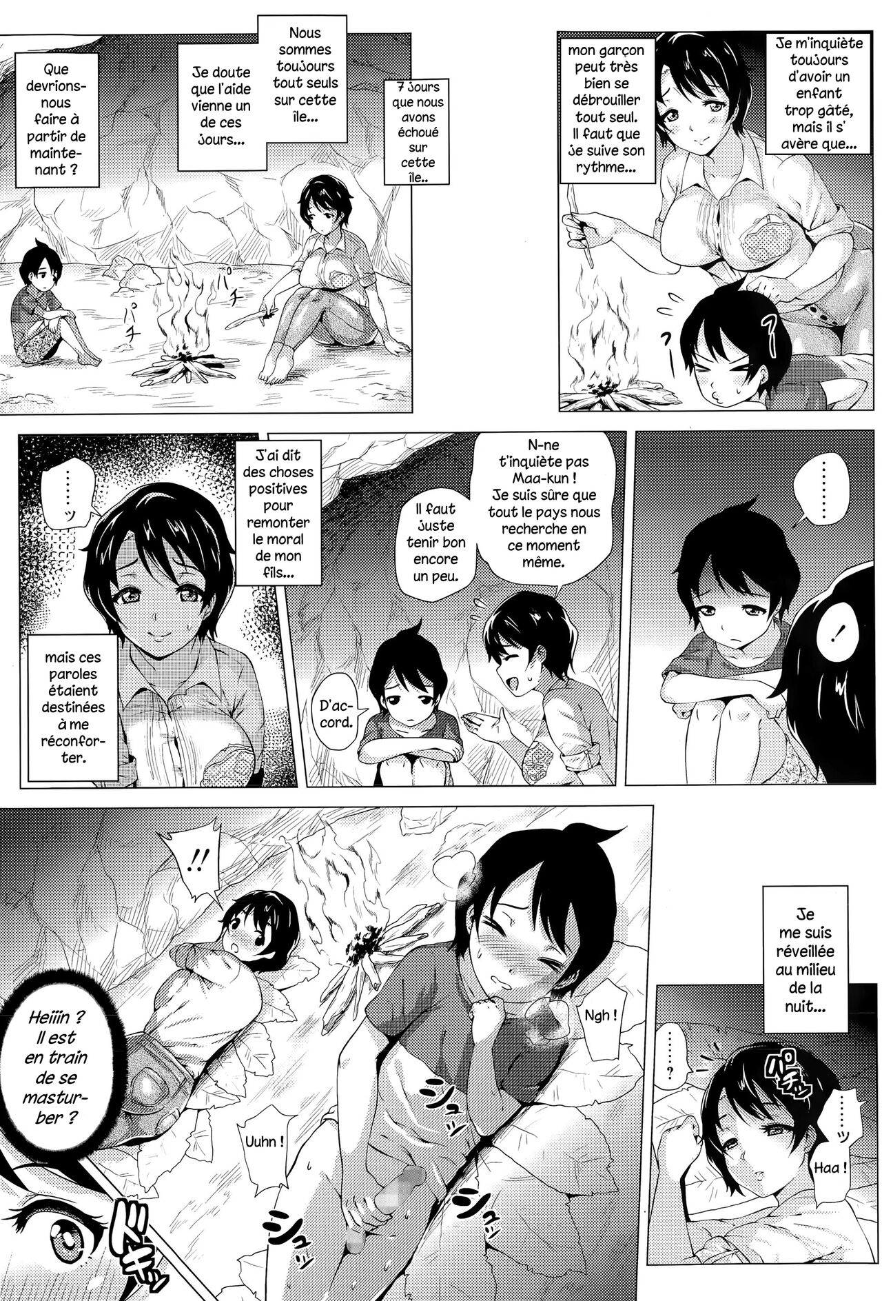Mama to Boku to Mujintou | Mommy and me and the uninhabited island page 5 full