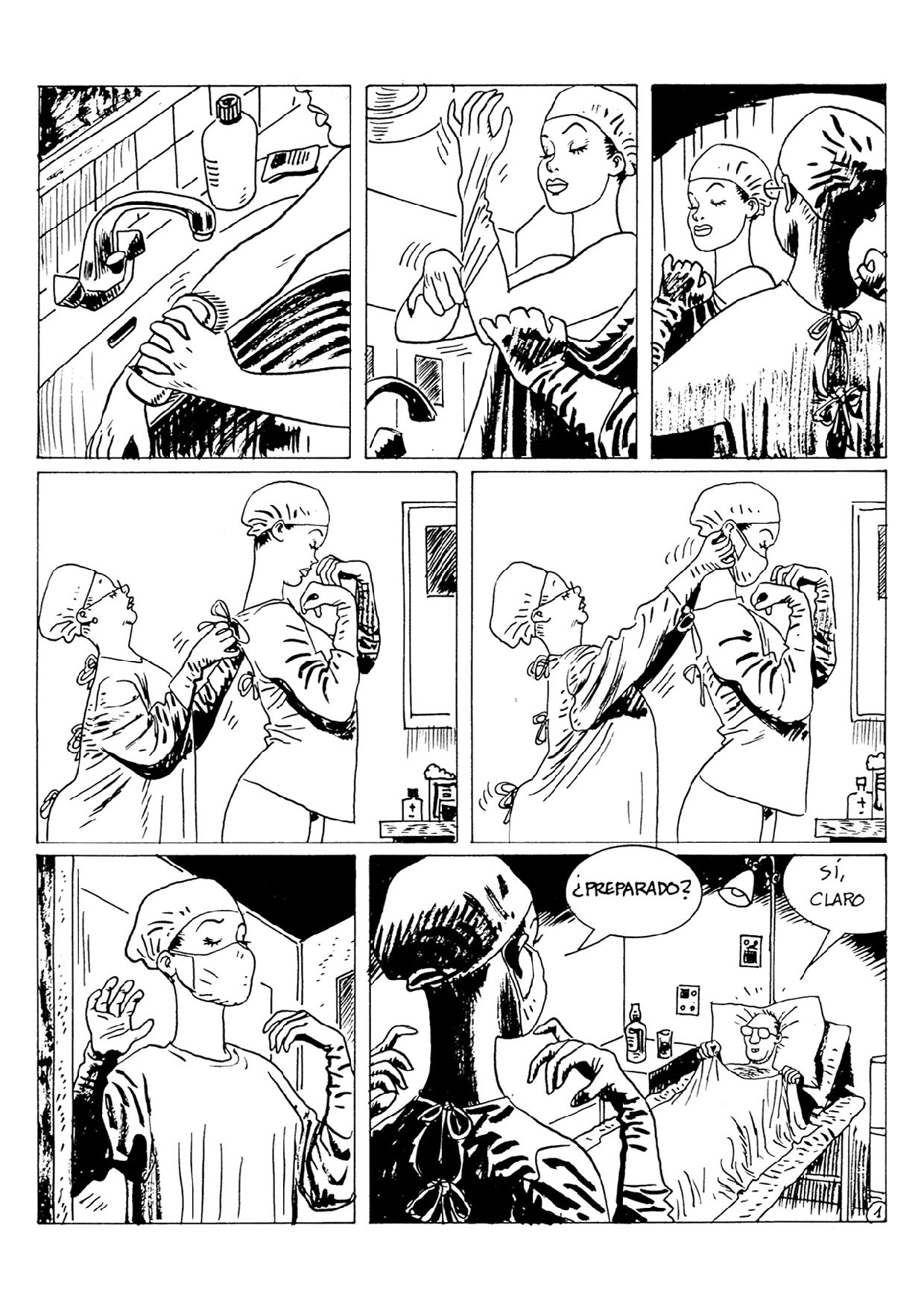 Grandes Autores: Jordi Bernet - Clara de Noche 1 page 6 full