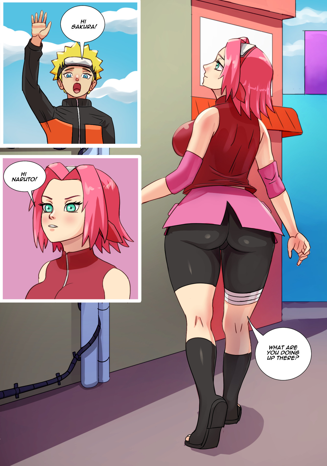 Sakura and Naruto page 5 full