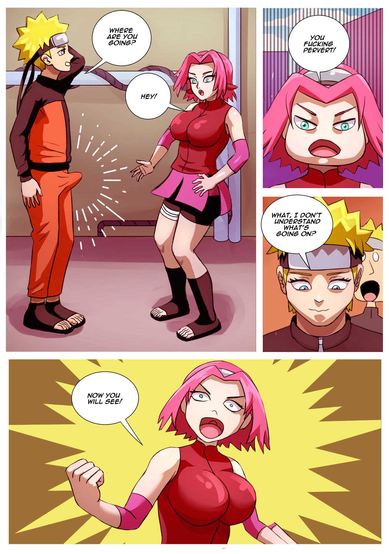 Sakura and Naruto page 7 full