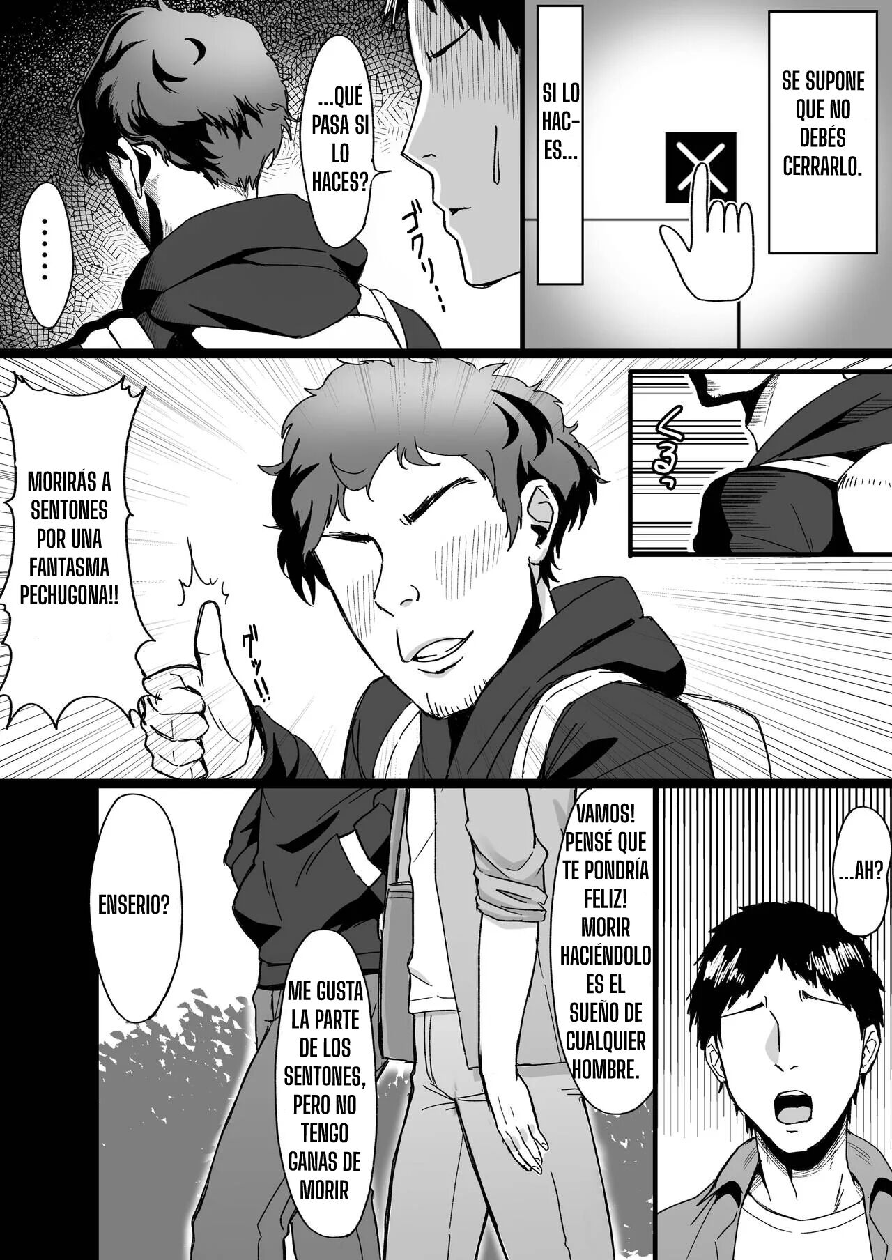 Shiroi Heya ~Mukanjou Bakunyuu Yuurei ni Shinu made Shiboritorareru~ | Una Chica Fantasma Me Visita page 4 full