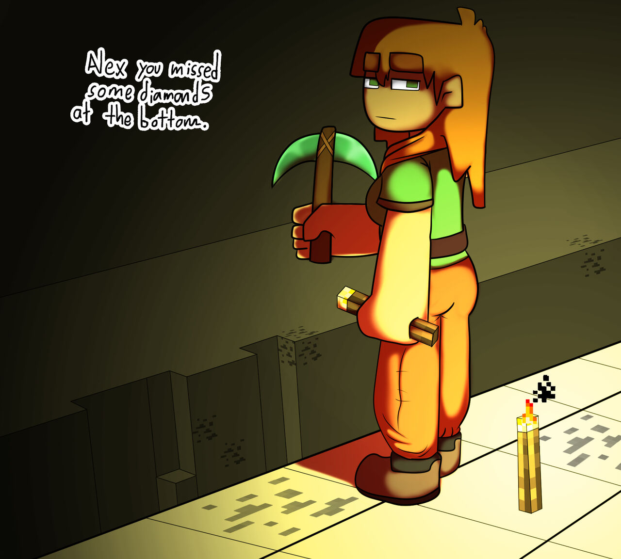 The world of Minecraft with Alex and an unexpected guest page 2 full