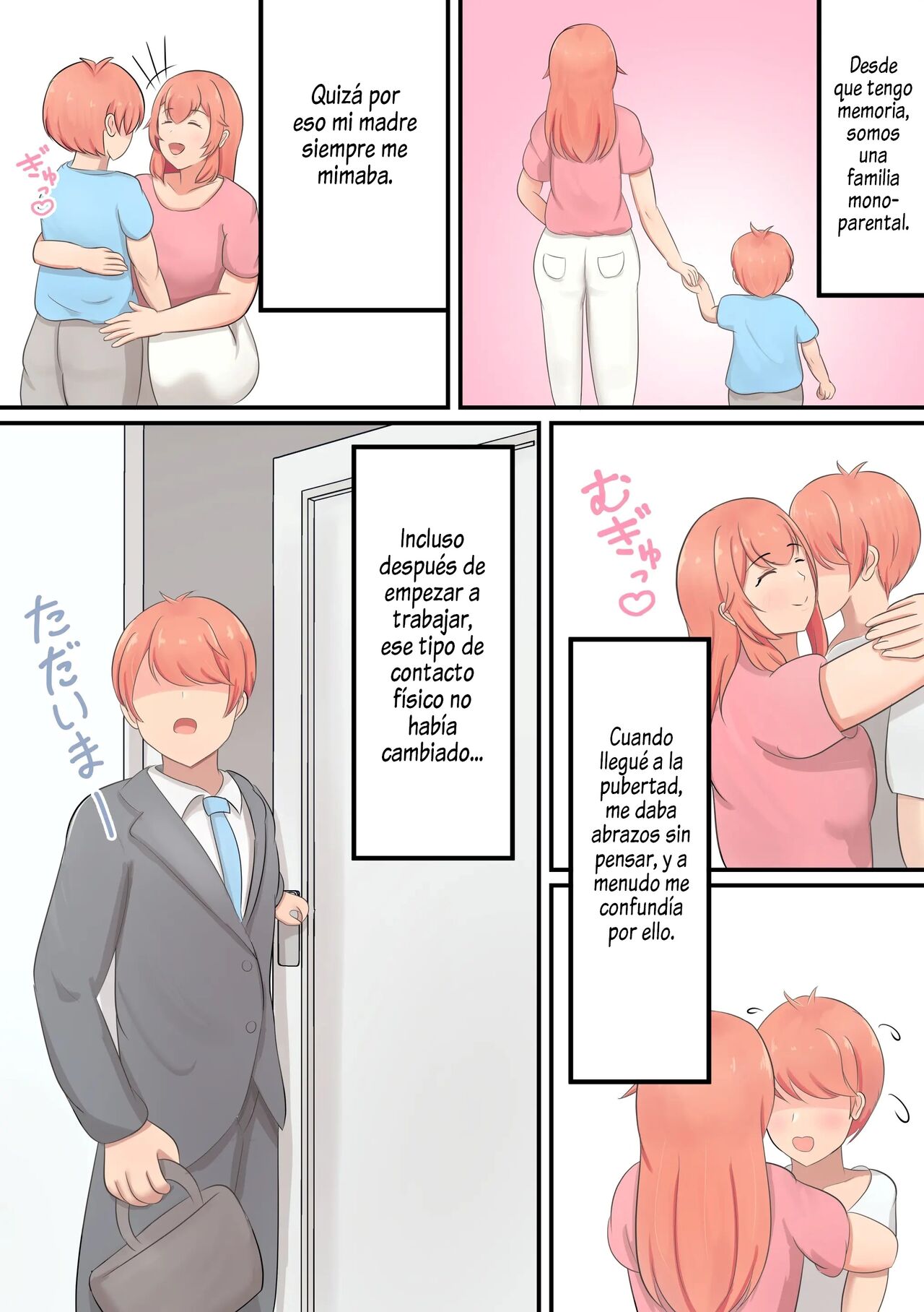 Musuko o Dekiai suru Okaa-san ga Amayakashi Sex o Shite kureru Hanashi | Una Historia Sobre una Madre, que Ama y Mima a su Hijo page 2 full