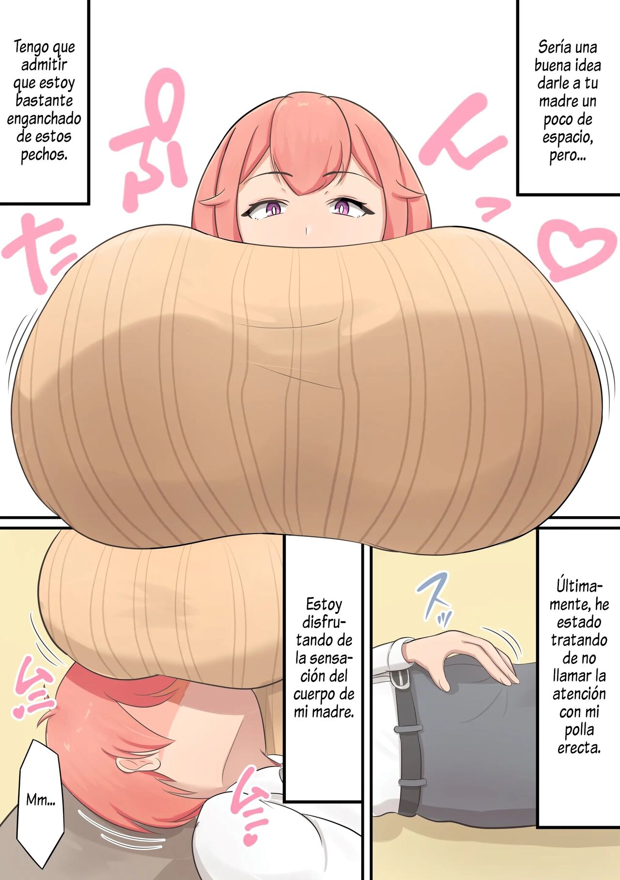 Musuko o Dekiai suru Okaa-san ga Amayakashi Sex o Shite kureru Hanashi | Una Historia Sobre una Madre, que Ama y Mima a su Hijo page 4 full