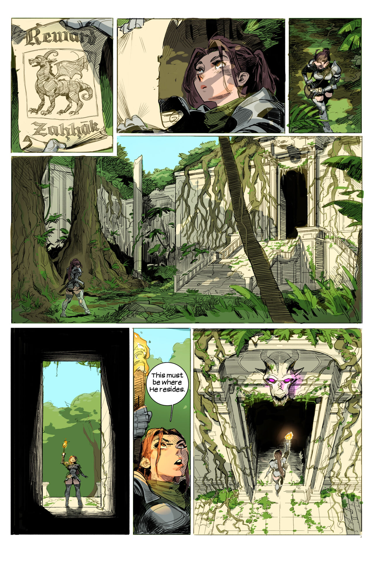 Dragon's reward page 1 full